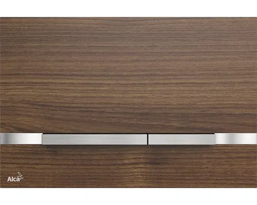 Betätigungsplatte Alca Komfort Sting 2-Mengentechnik Teak
