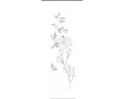 Flächenvorhang Messina grau 60x245 cm