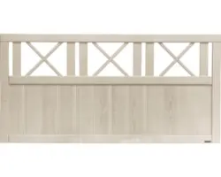 Vorgartenzaun Zaunelement Konsta Provence 180x90 cm natur