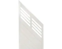 Abschlusselement Konsta Style rechts 90 x 180/90 cm cremeweiß