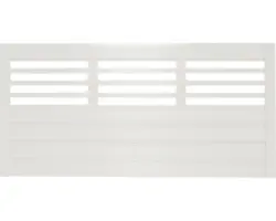Vorgartenzaun Konsta Style 180 x 90 cm cremeweiß