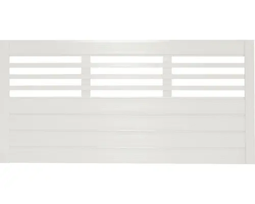 Vorgartenzaun Konsta Style 180 x 90 cm cremeweiß
