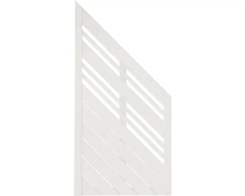 Abschlusselement Konsta Reddy rechts 90 x 180/90 cm cremeweiß