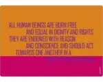 Hornbach Küchenrückwand mySpotti pop Human rights 590x410x2 mm