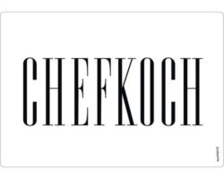 Küchenrückwand mySpotti pop Chefkoch white 590x410x2 mm