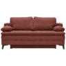 Boxspringsofa in Kord Rot