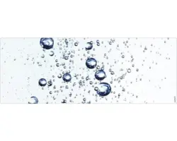 Badrückwand mySpotti Aqua Water 1200x450x2 mm 151202 weiß blau