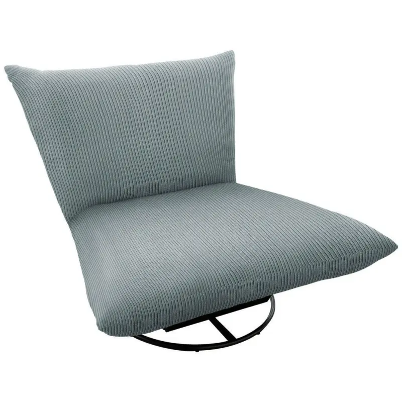 Relaxsessel in Textil Hellblau