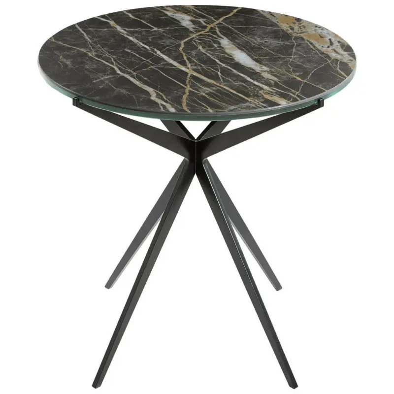 Beistelltisch in Metall, Keramik 45/45/47 cm