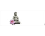 Hornbach Badrückwand mySpotti Aqua Buddha 1400x450x2 mm 151406 weiß