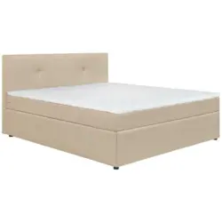 Boxbett 120/200 cm in Sandfarben