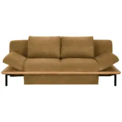 Schlafsofa in Chenille Birkefarben