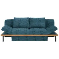 Schlafsofa in Chenille Blau