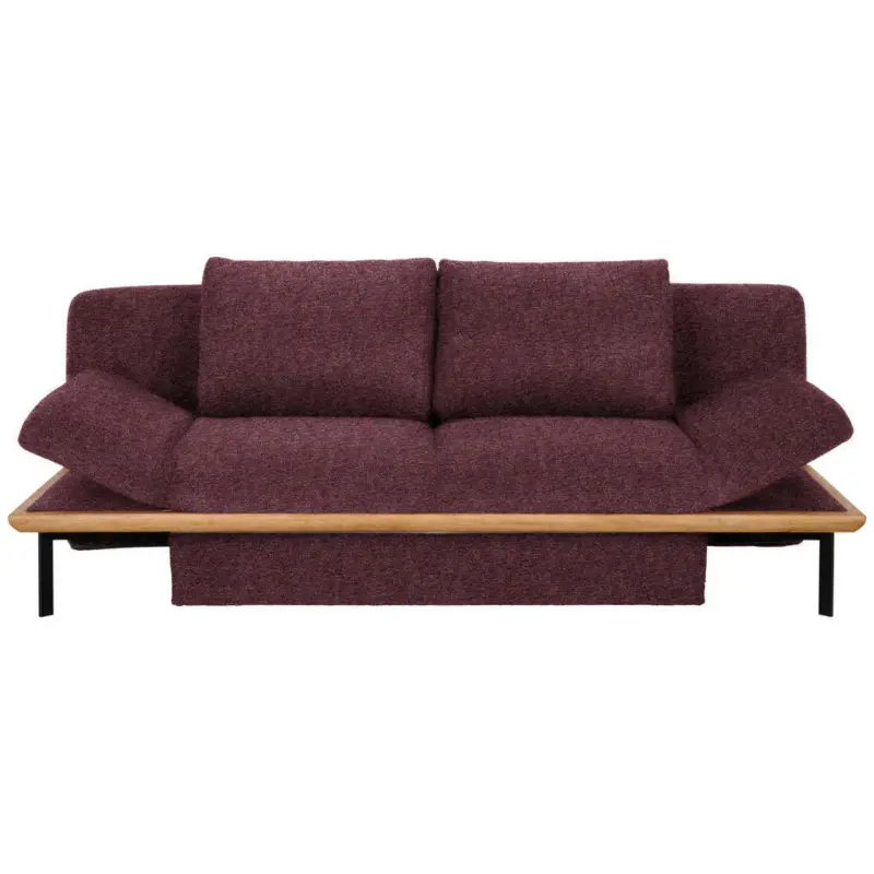 Schlafsofa in Chenille Lila