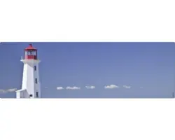 Badrückwand mySpotti Aqua Lighthouse 1400x450x2 mm 151424 blau