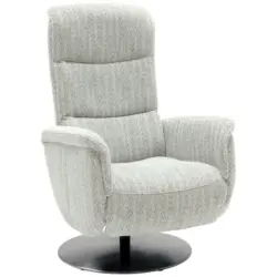 Relaxsessel in Textil Hellgrau