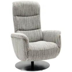 Relaxsessel in Textil Hellbraun