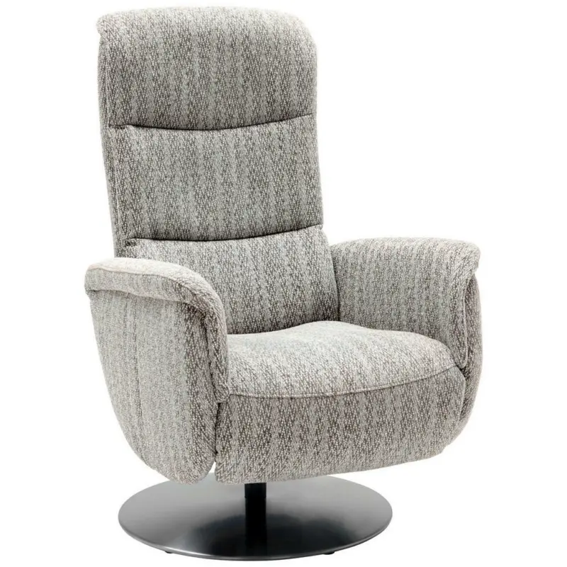 Relaxsessel in Textil Hellbraun