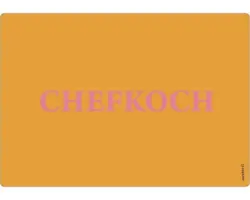 Küchenrückwand mySpotti pop Chefkoch orange 590x410x2 mm