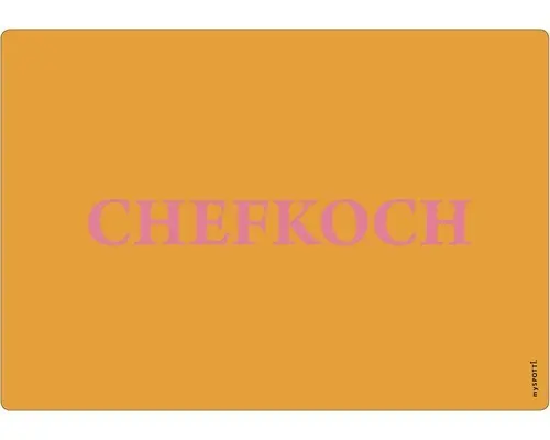 Küchenrückwand mySpotti pop Chefkoch orange 590x410x2 mm
