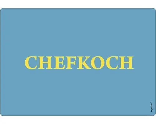 Küchenrückwand mySpotti pop Chefkoch ocean 590x410x2 mm