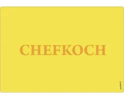 Küchenrückwand mySpotti pop Chefkoch yel. 590x410x2 mm