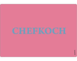 Küchenrückwand mySpotti pop Chefkoch pink 590x410x2 mm