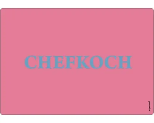 Küchenrückwand mySpotti pop Chefkoch pink 590x410x2 mm