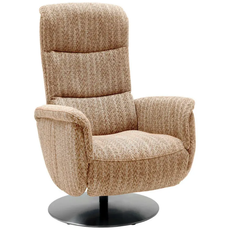 Relaxsessel in Textil Dunkelgelb