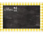 Hornbach Memoboard mySpotti memo Menu yellow 590x410x2 mm
