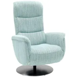 Relaxsessel in Textil Hellblau
