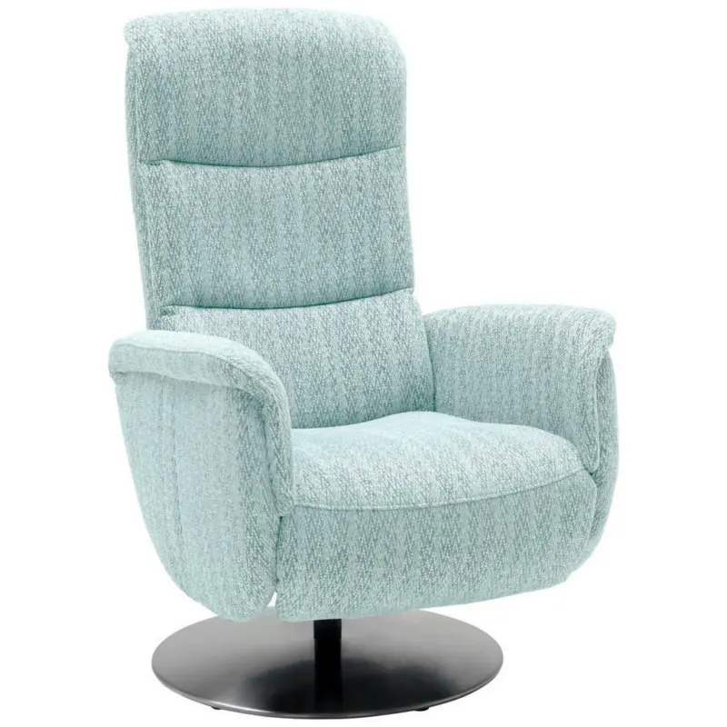 Relaxsessel in Textil Hellblau