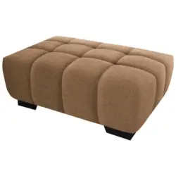 Hocker in Textil Orange