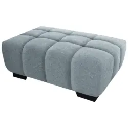 Hocker in Textil Türkis