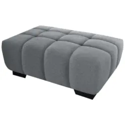 Hocker in Textil Grau