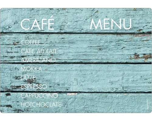 Memoboard mySpotti memo Café & Menu 590x410x2 mm