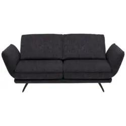 2,5-Sitzer in Velours Anthrazit