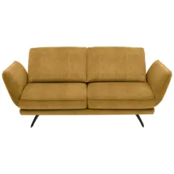 2,5-Sitzer in Velours Gelb