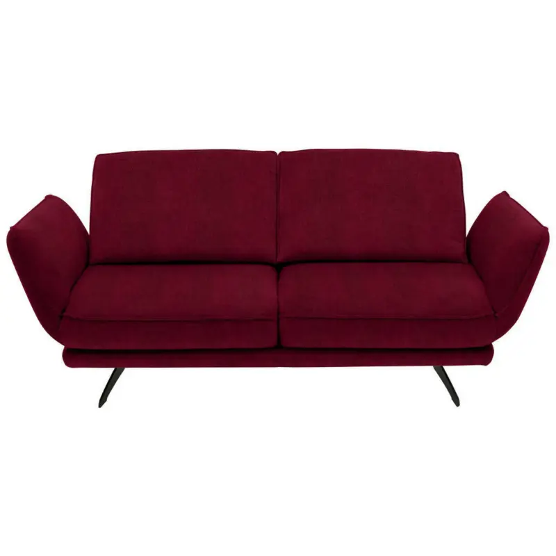 2,5-Sitzer in Velours Rot