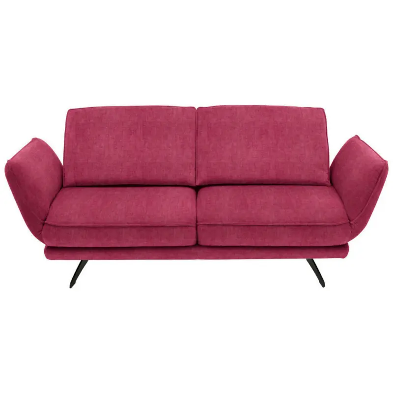 2,5-Sitzer in Velours Hellrot