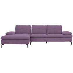 Ecksofa in Webstoff Lila