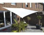 Hornbach Sonnensegel Rechteck weiß mit Regenschutz 250x300 cm