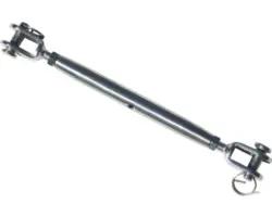 Edelstahl-Spannschloß 6 mm zur Befestigung von Sonnensegeln