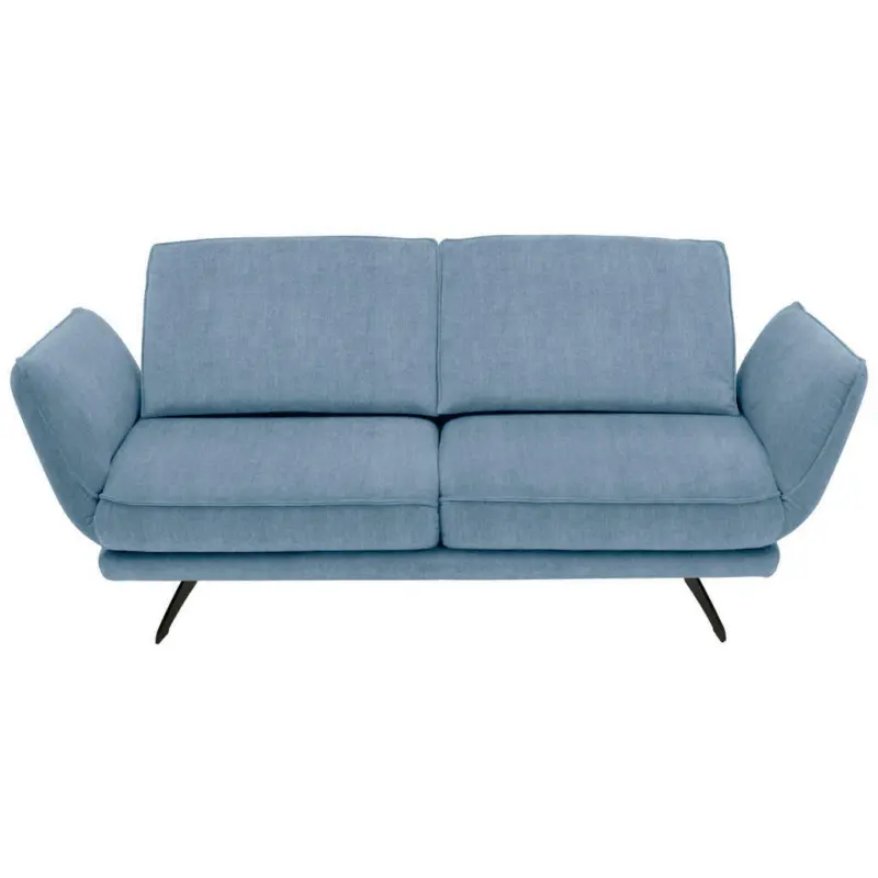 2,5-Sitzer in Velours Hellblau