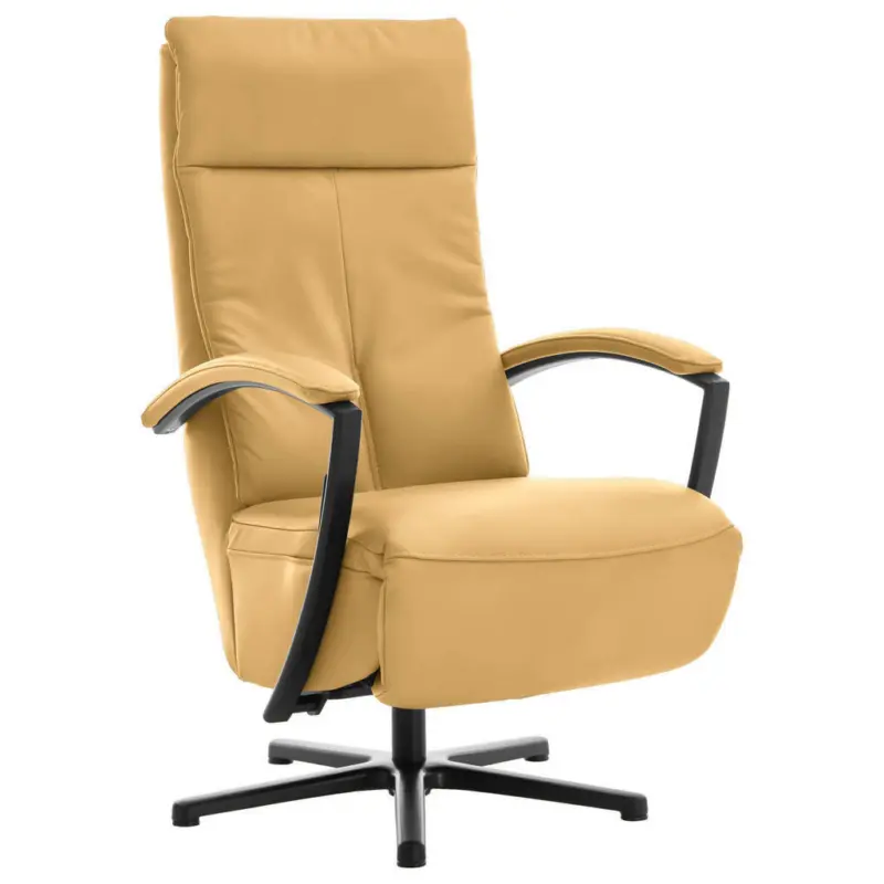 Relaxsessel in Leder Gelb