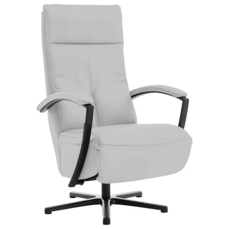 Relaxsessel in Leder Weiß