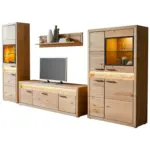 XXXLutz Lauterach - Ihr M&ouml;belhaus bei Bregenz Wohnwand 359/198/49 cm in Eichefarben