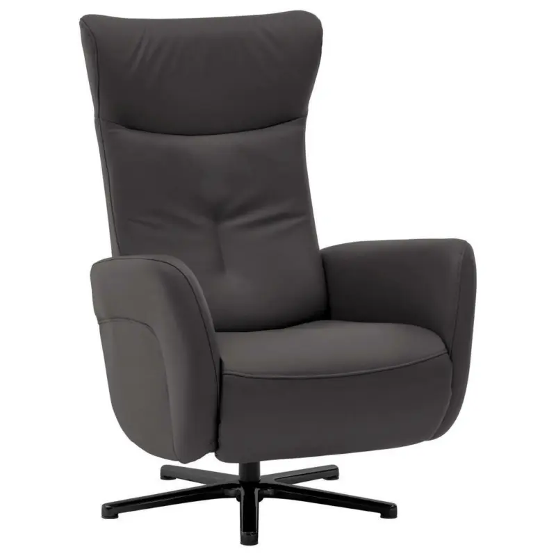 Relaxsessel in Leder Dunkelbraun