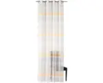 Hornbach Ösenschal Sweet Love Stripe apricot 140x255 cm
