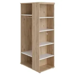 Schrank in Weiß, Eichefarben